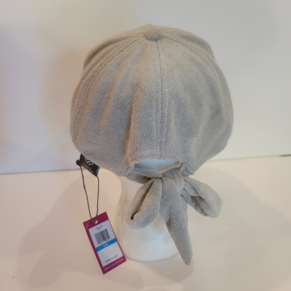 NWT Vince Camuto Terry Baseball Cap with Bow in Back - Picture 4 of 10